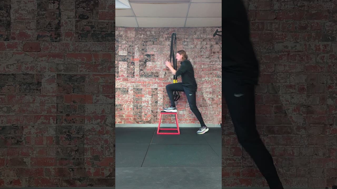 Box Step Up with High Knee