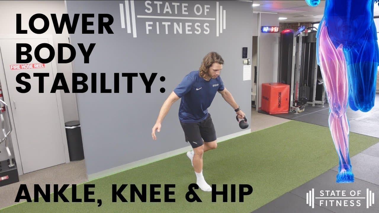 Single Leg Kettlebell Switch