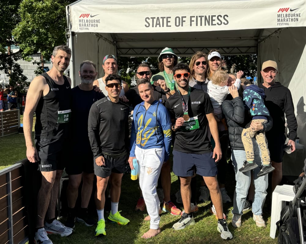 The State of Fitness participated in the marathon festival, promoting fitness, well-being, and health awareness.